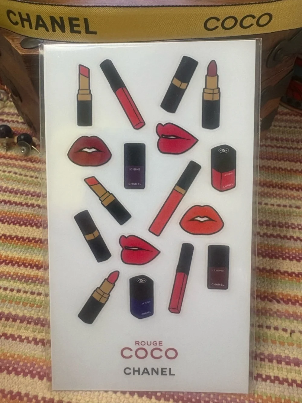 Chanel Rouge Coco Stickers (17)  NWOT